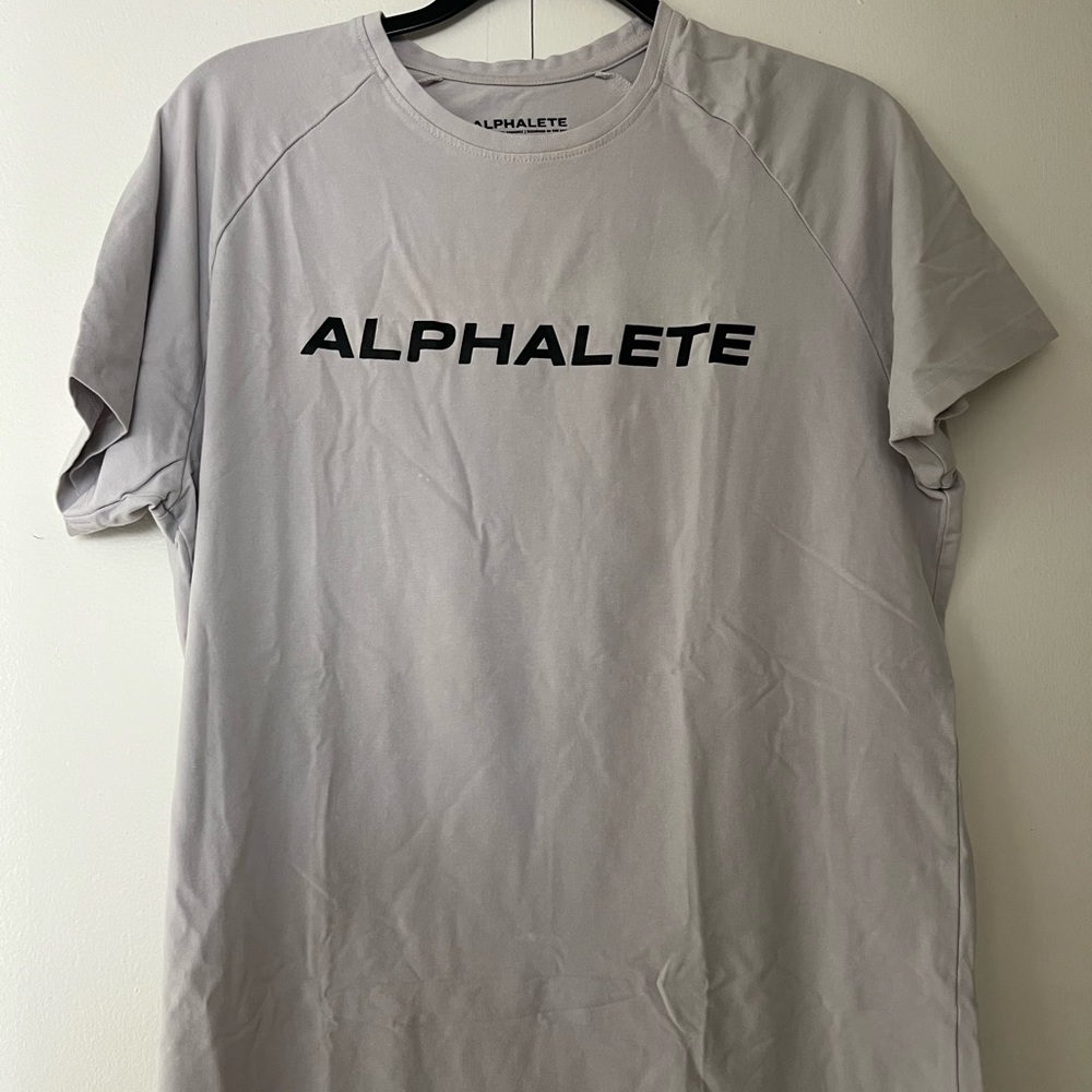 Alphalete Gray T-Shirt (Unisex)